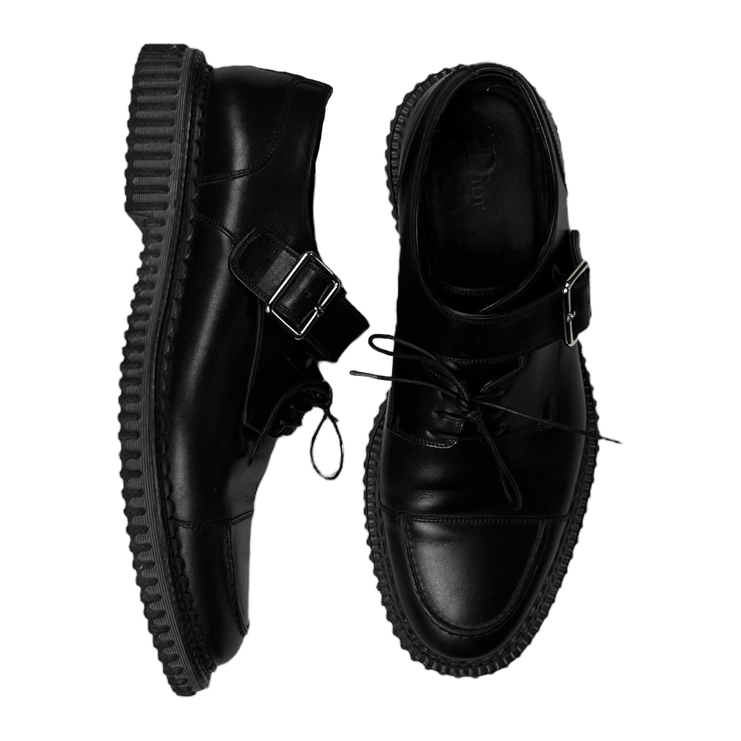 Dior Homme Cap Toe Buckle Derbies - AW14