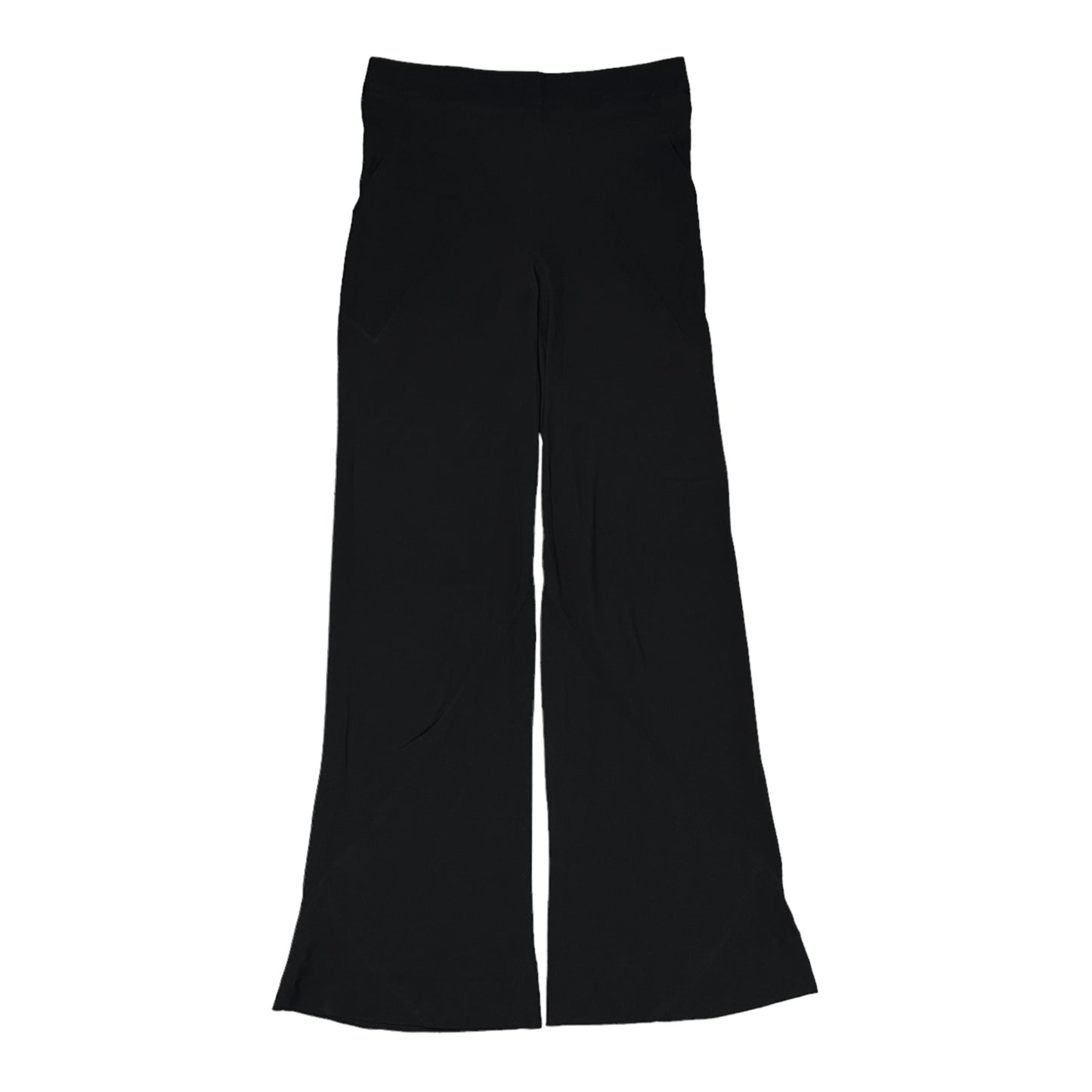 Rick Owens Flared Diagonal Zip Trousers