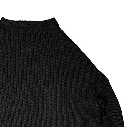 Rick Owens Cropped Mock Neck Knit Sweater - AW13