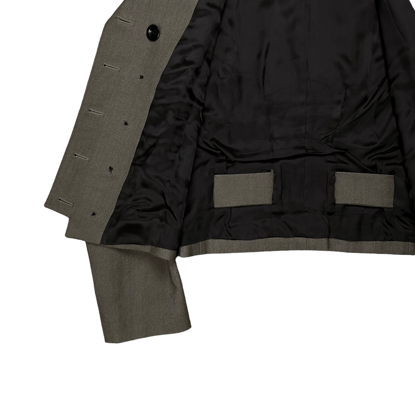 Dries Van Noten Cropped Belted Officer Jacket