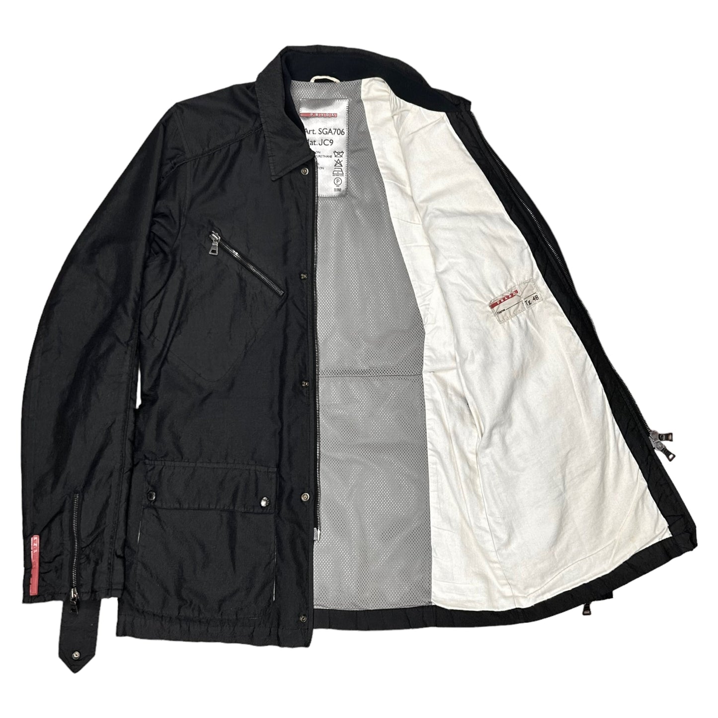 Prada Belted Metal Field Jacket