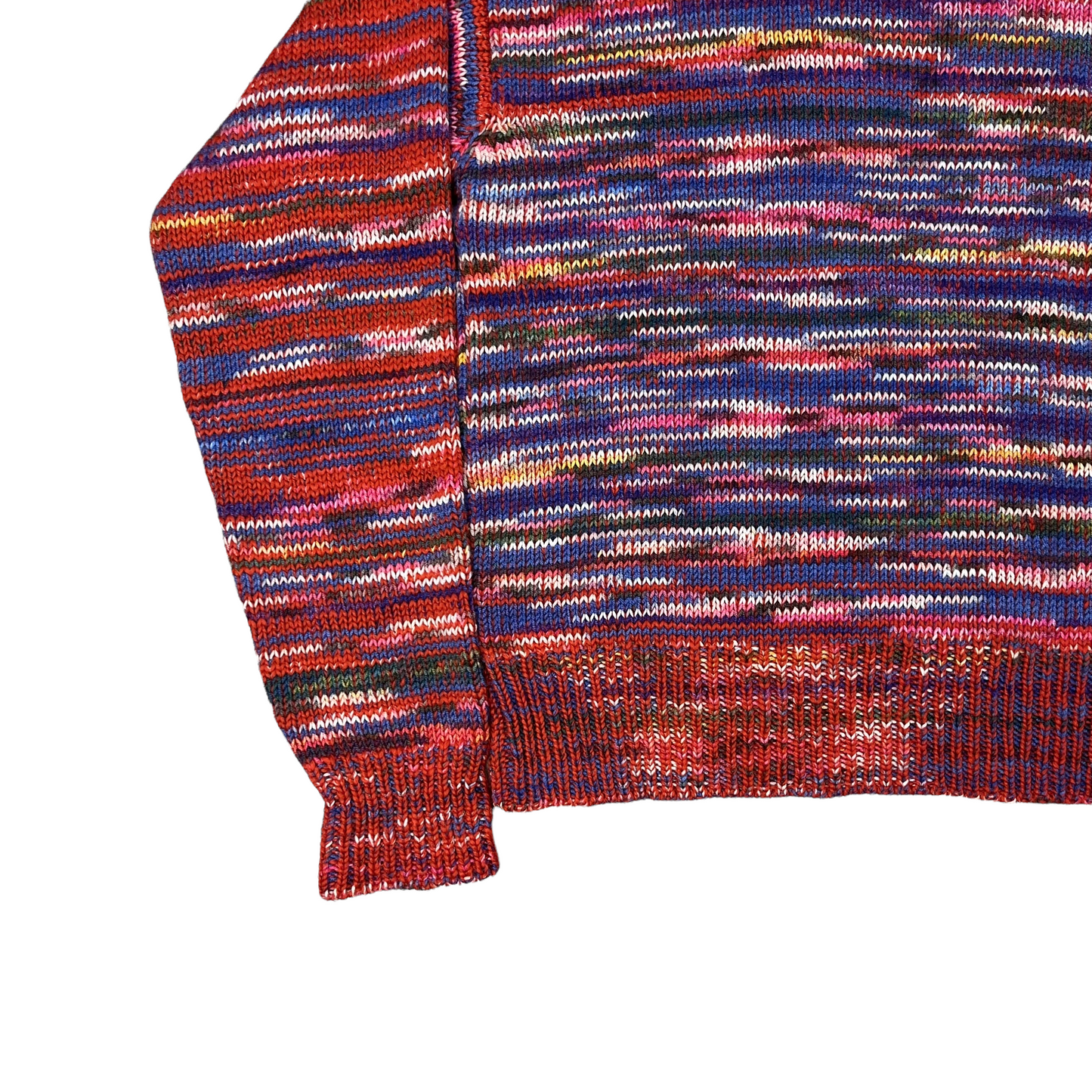 Dries Van Noten Marled Knit Mock Sweater - AW19