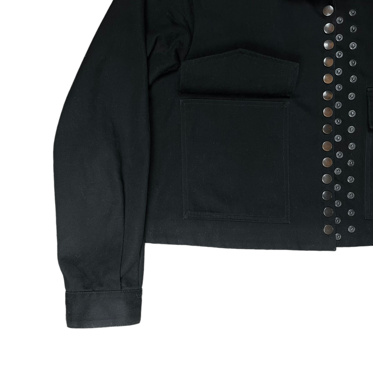 Dries Van Noten Cropped Multi Snap Button Jacket  - AW19