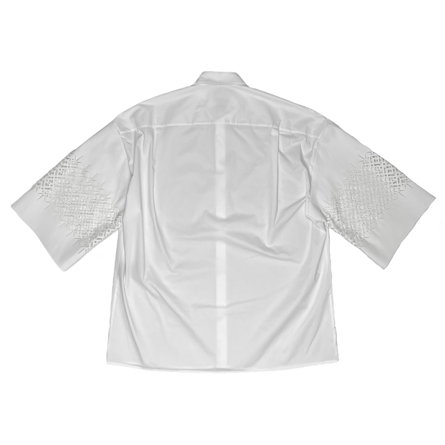 Haider Ackermann Oversized Laser Cut Short Sleeve Shirt - SS19