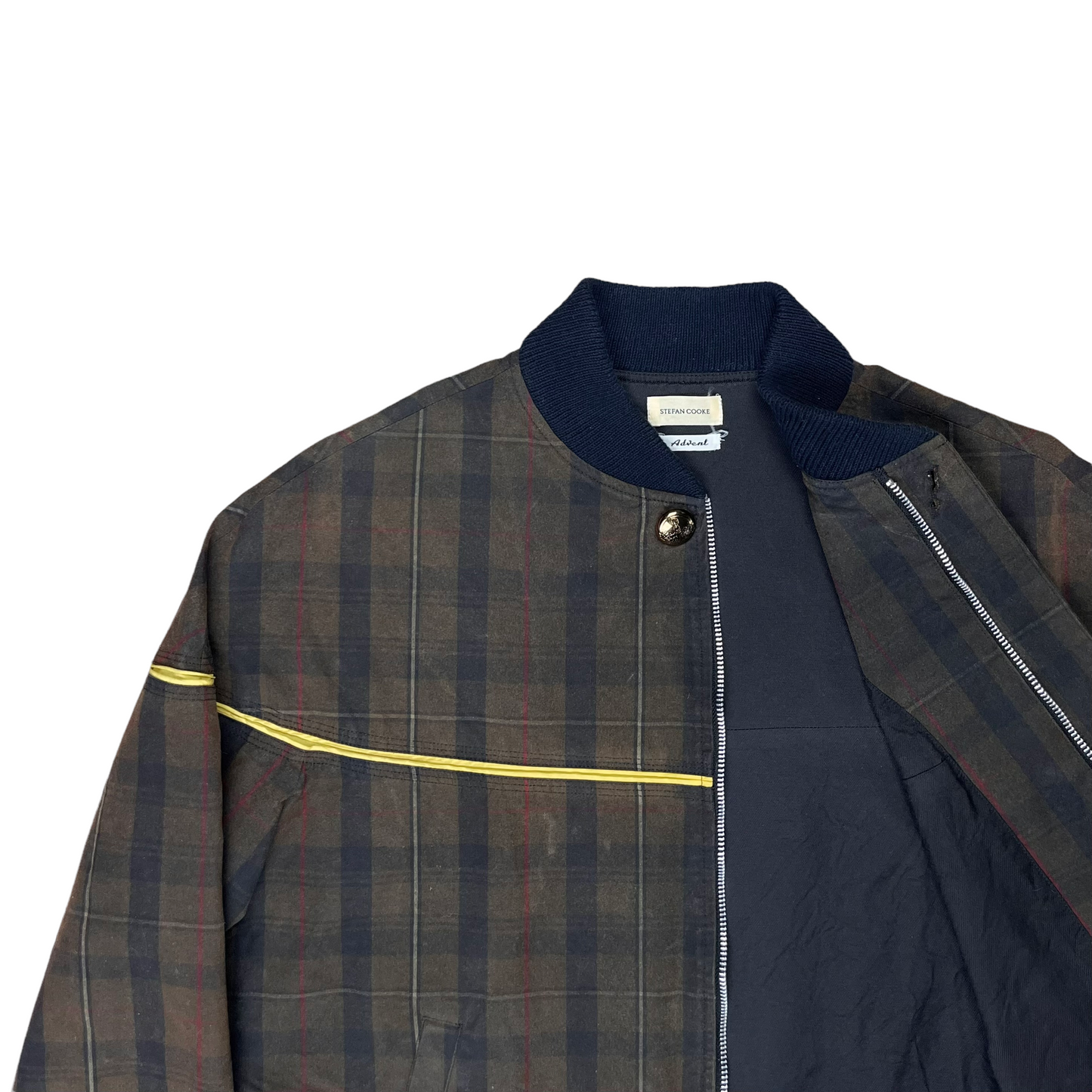 Stefan Cooke Plaid Waxed Sport Jacket - SS21