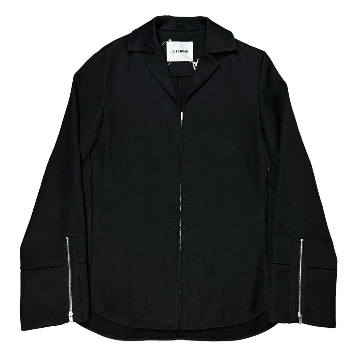 Jil Sander Zipped Wool Shirt - AW21