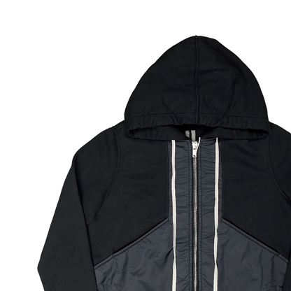 Rick Owens DRKSHDW Nylon Front Panel Zip Hoodie - AW20