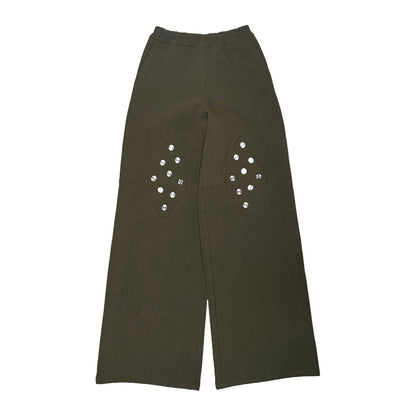 Namacheko Wide Azor Trousers Moss Green - AW22