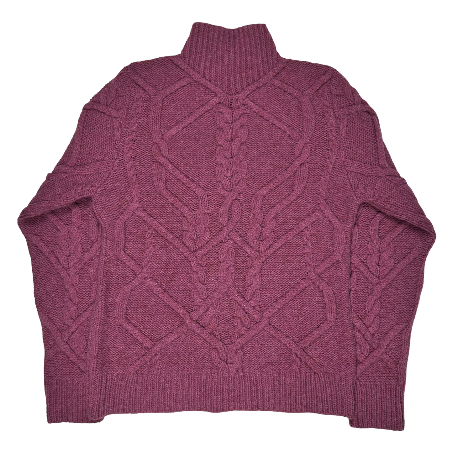 Dries Van Noten Cable Knit Mock Neck Sweater - AW21