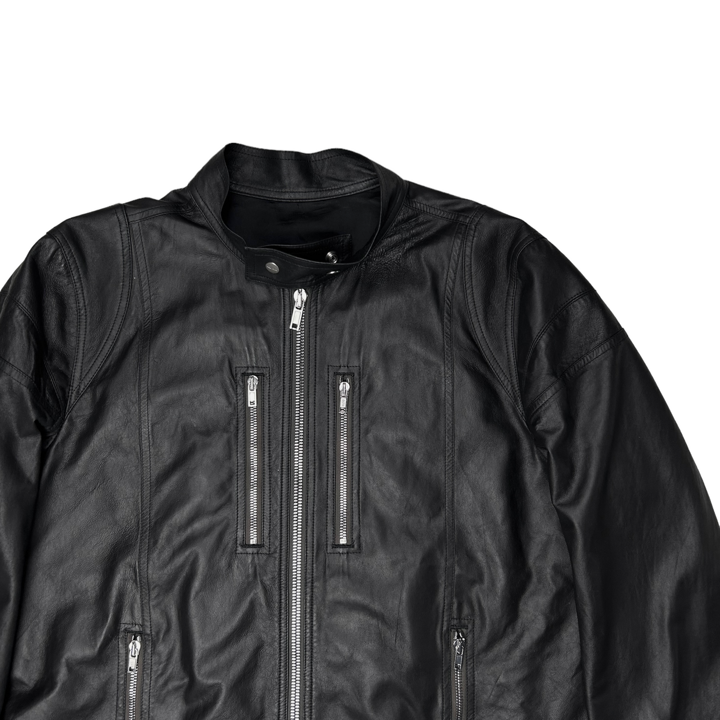 Rick Owens Ies Phlegethon Leather Jacket - SS21 – Vertical Rags