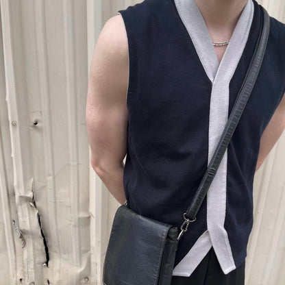 Jil Sander Contrast Triangle Vest - SS09