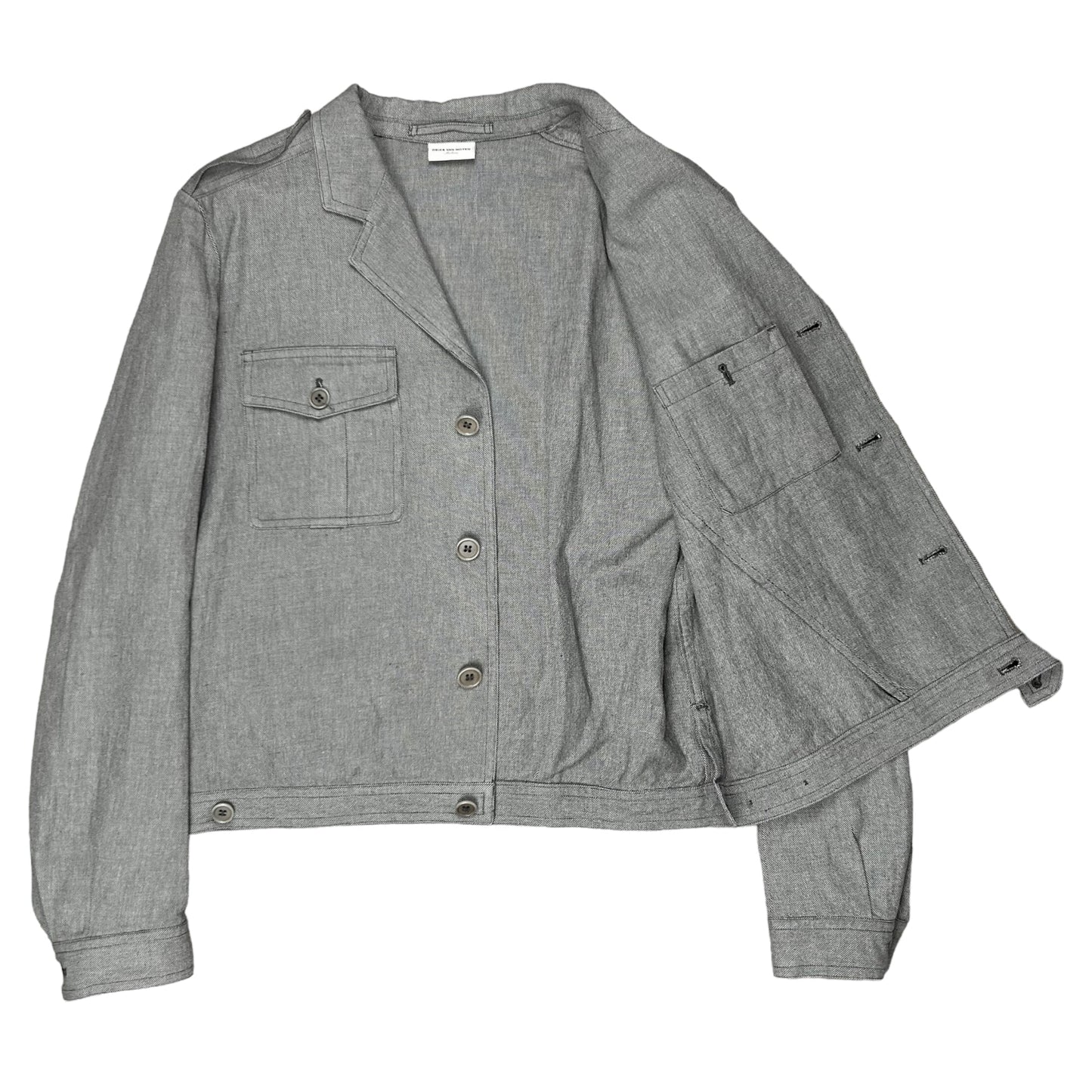 Dries Van Noten Cropped Officer Jacket