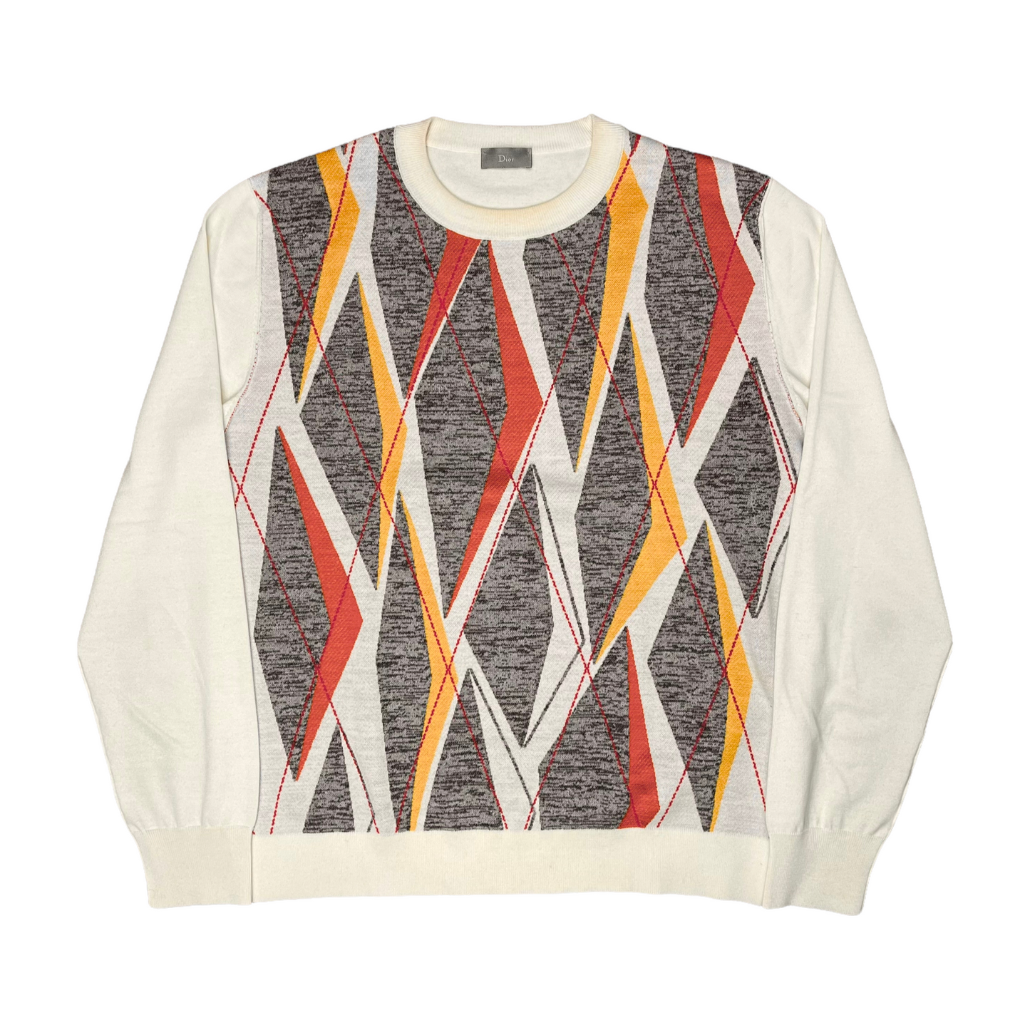 Dior Homme Multicolor Graphic Sweater - SS15