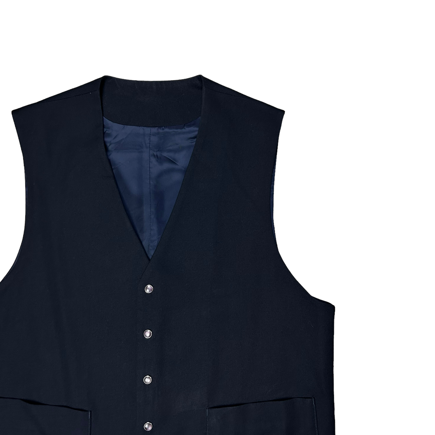 Y's for Men Belted Snap Button Vest