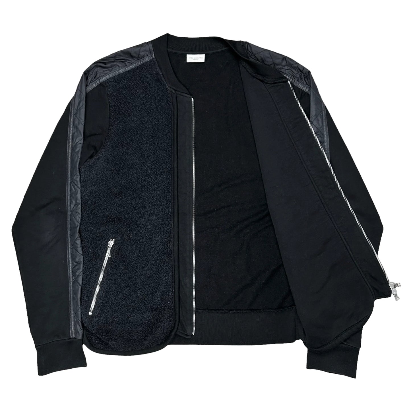 Dries Van Noten Hybrid Fleece Zip Jacket