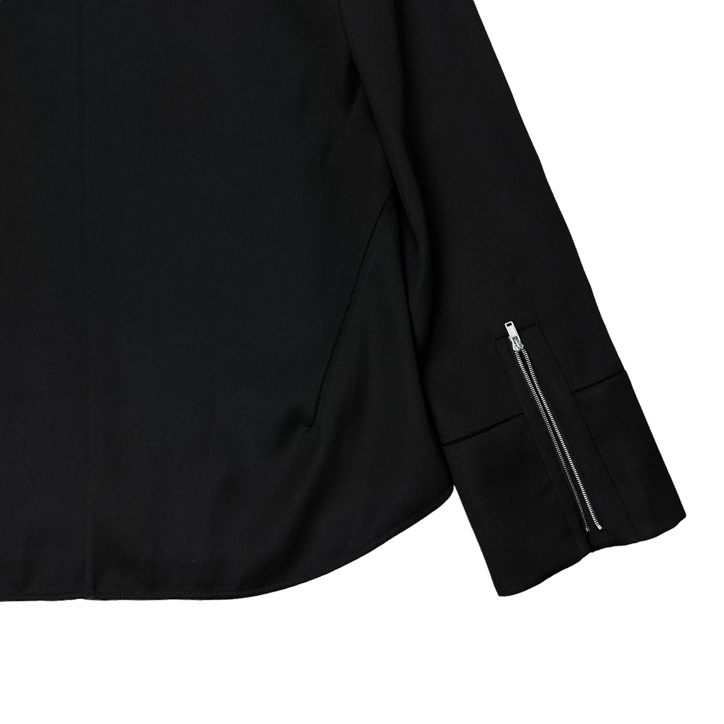 Jil Sander Zipped Wool Shirt - AW21