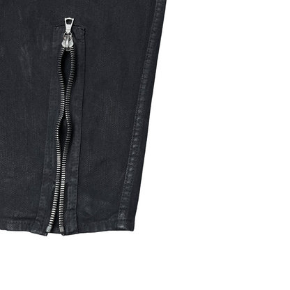 Dries Van Noten Waxed Zip Jeans - AW13