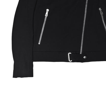 Maison Martin Margiela Belted Collarless Biker Jacket - AW02