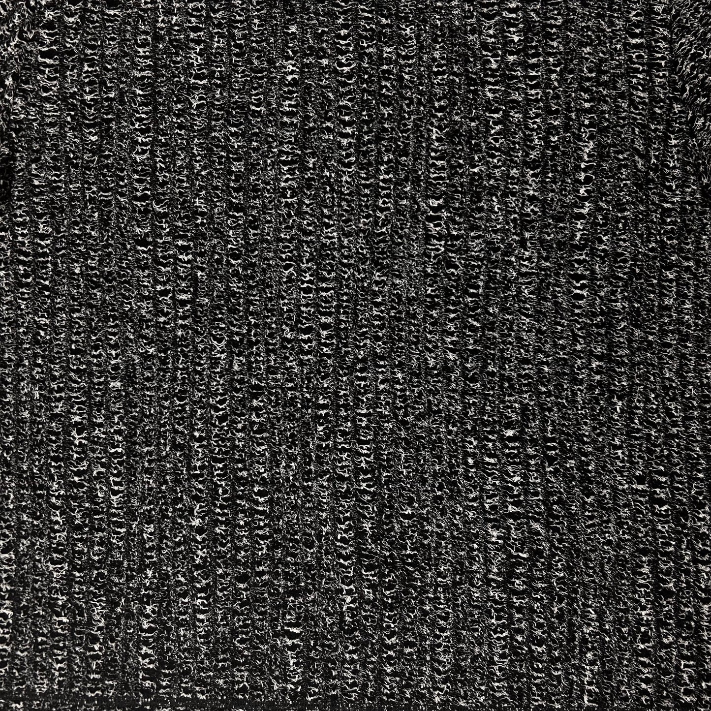 Dirk Bikkembergs Cropped Bouclé Wool Sweater Black - AW17