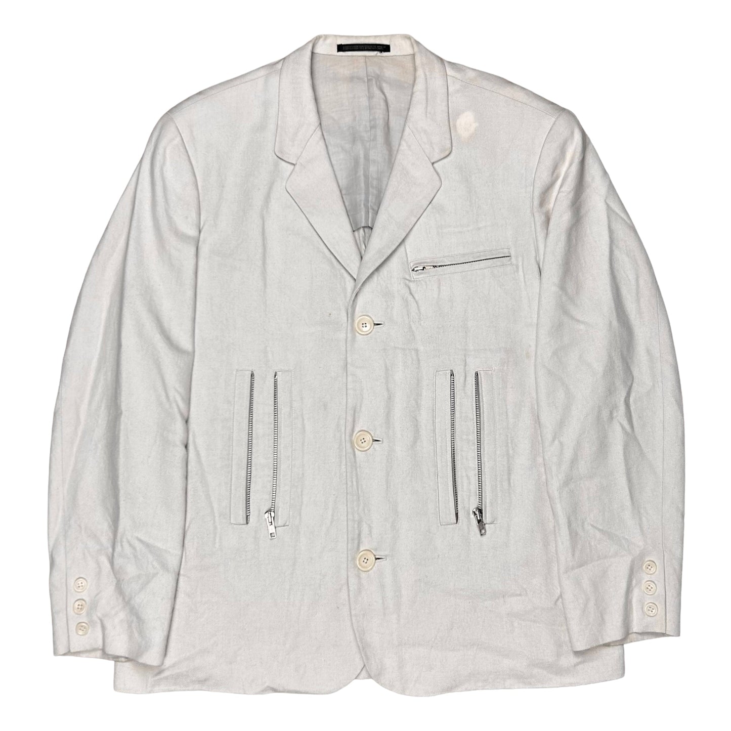 Y's for Men by Yohji Yamamoto Open Zip Blazer