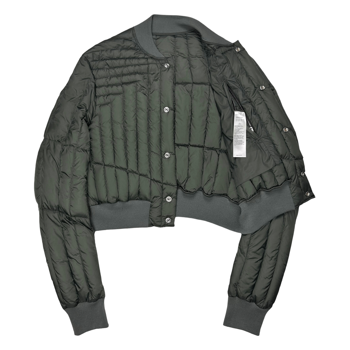 Rick Owens Gethsemane Quilted Liner Bomber Jacket - AW21