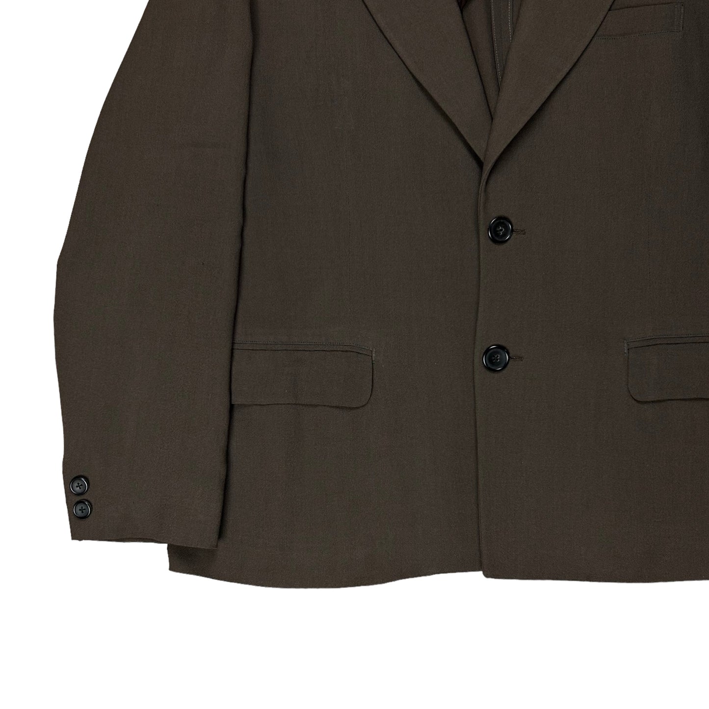 Yohji Yamamoto Pour Homme Sharp Lapel Blazer