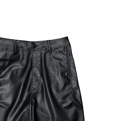 Rick Owens DRKSHDW Jet Vegan Leather Shorts - AW20