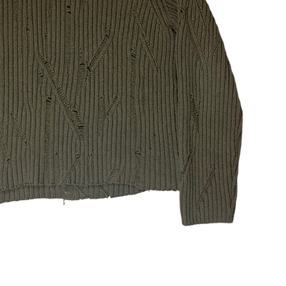 Maison Margiela Distressed Rib Knit Sweater - AW16