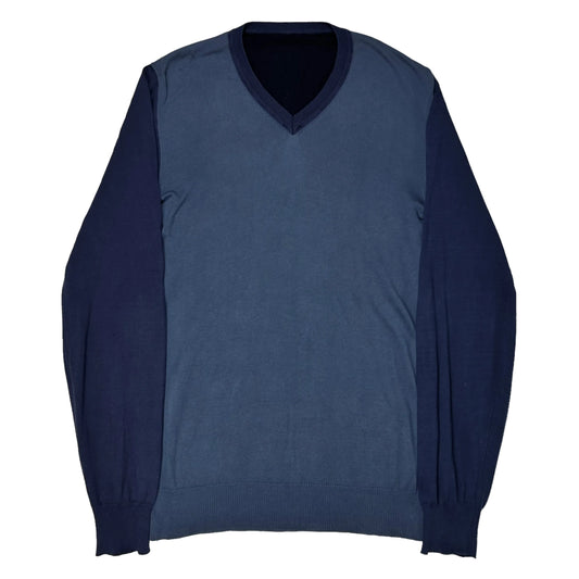 Maison Martin Margiela Patchwork V-Neck Sweater