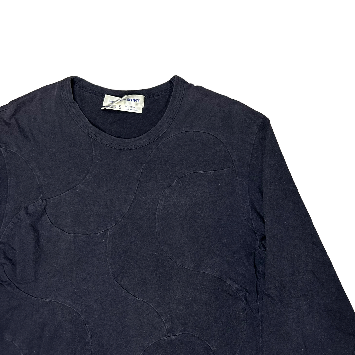 Comme des Garcons Shirt Patchwork Waves Sweater