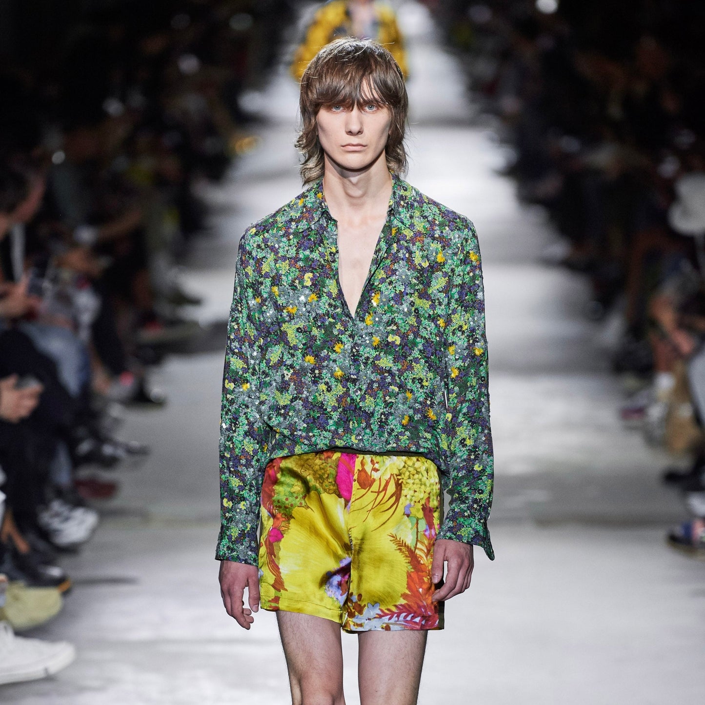 Dries Van Noten Floral Viscose Runway Shirt - SS20