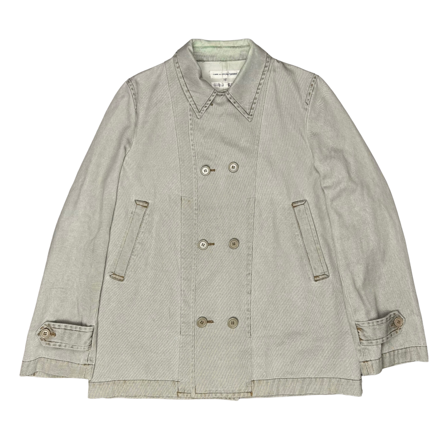 Commes des Garcons Shirt Double Breasted Triacetate Jacket - SS18