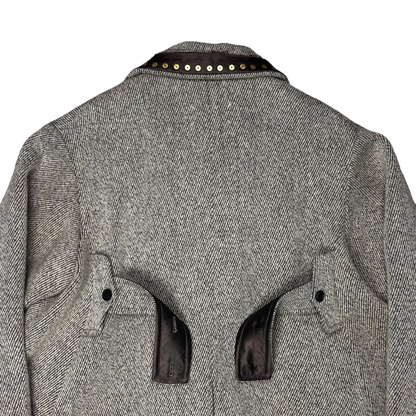 Maison Margiela Studded Double Breasted Wool Coat - AW20