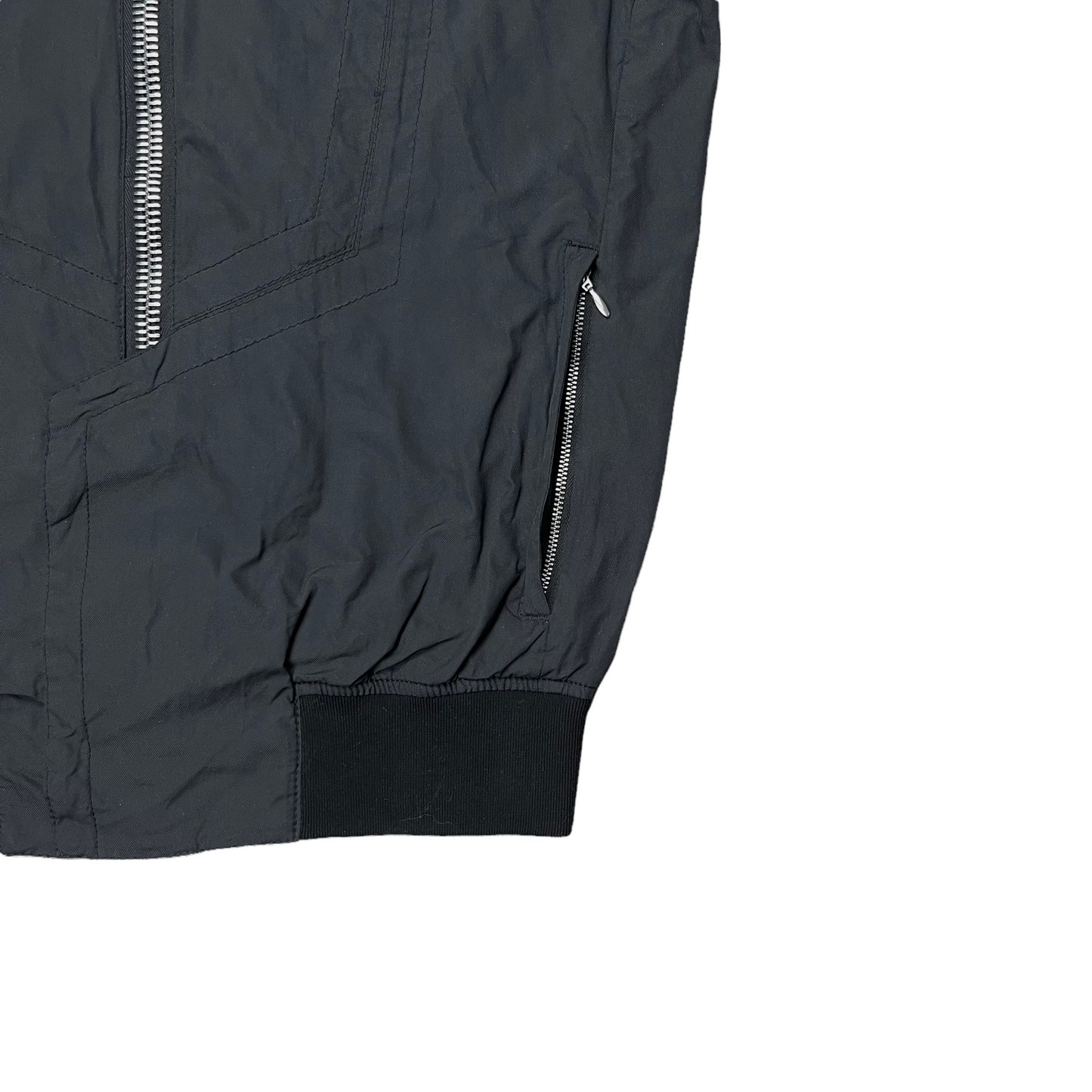 Dirk Bikkembergs Sport Couture Oversized Zip Bomber Jacket