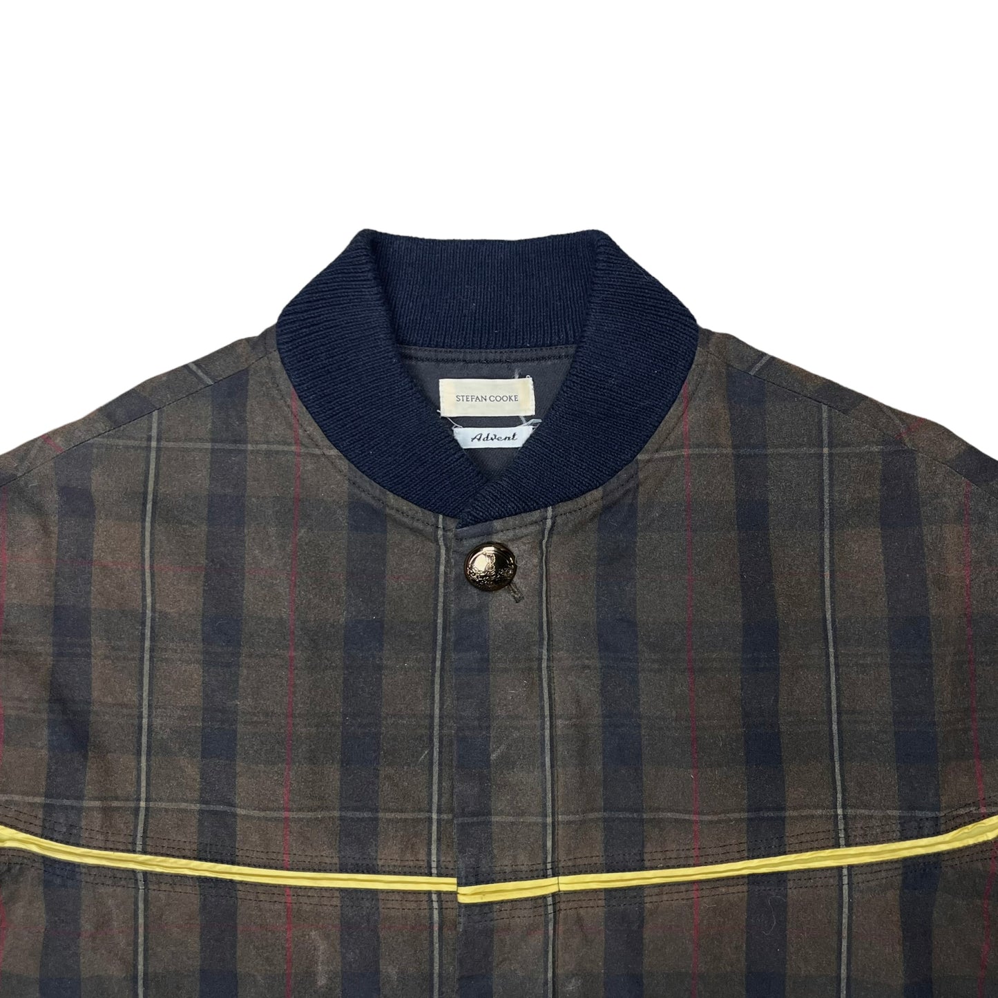 Stefan Cooke Plaid Waxed Sport Jacket - SS21