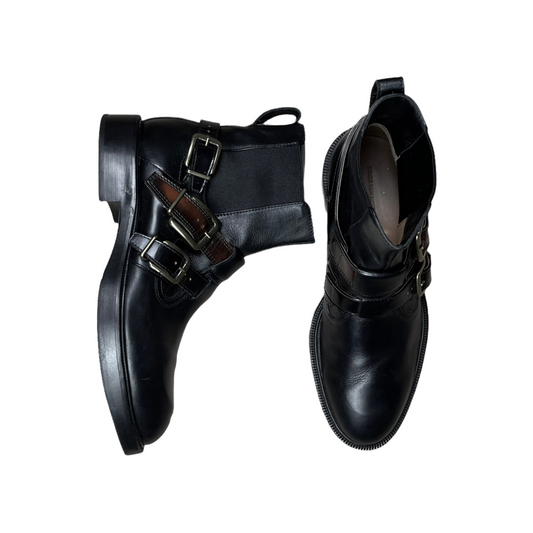 Dries Van Noten Multi Belt Leather Boots - SS20