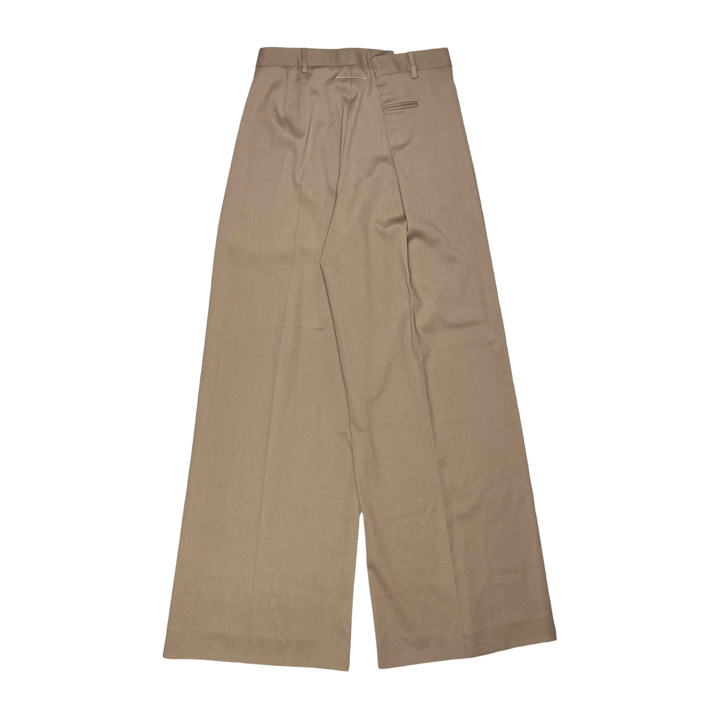 Maison Margiela MM6 Wide Distorted Trousers Tan - AW20