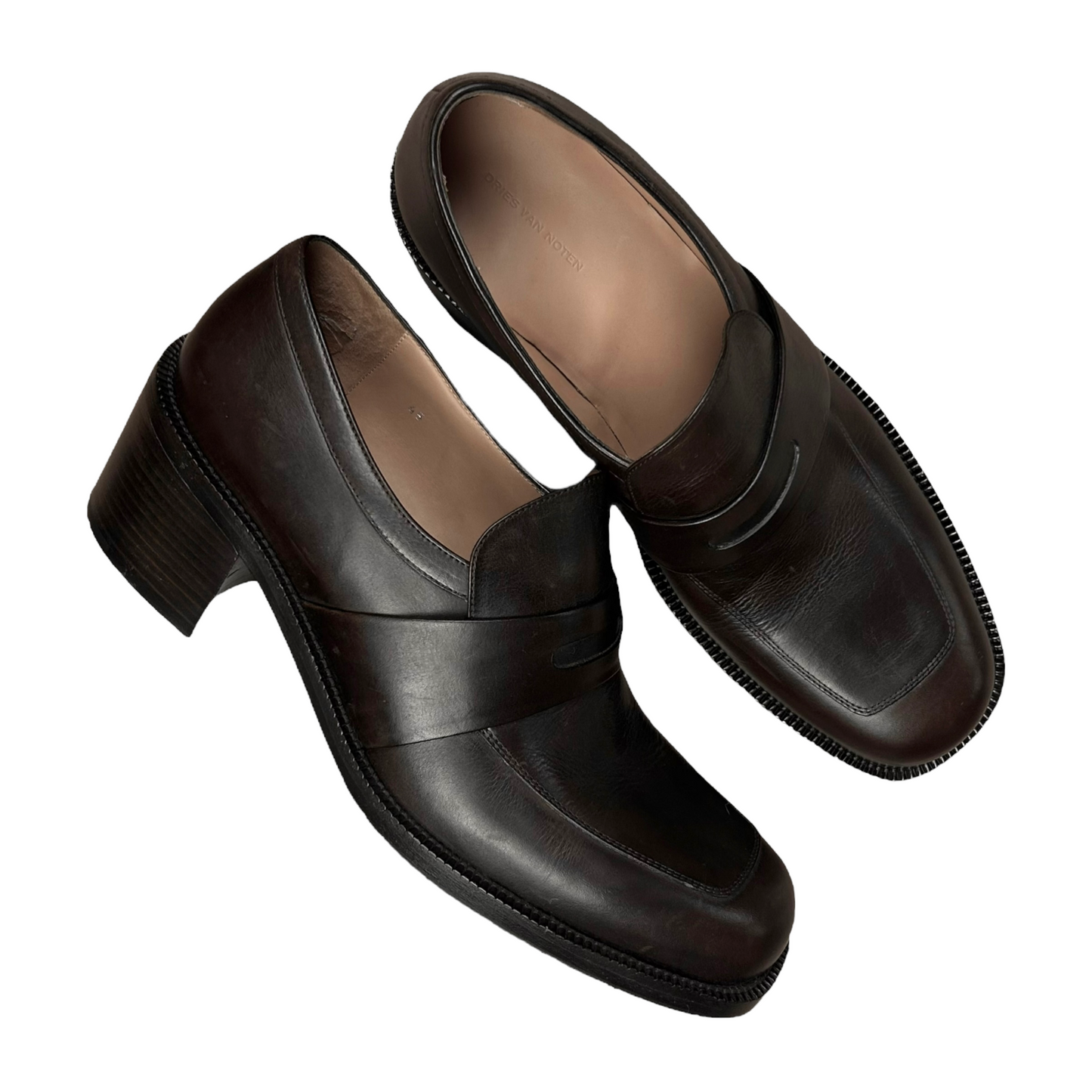 Dries Van Noten Heeled Penny Loafers - AW20