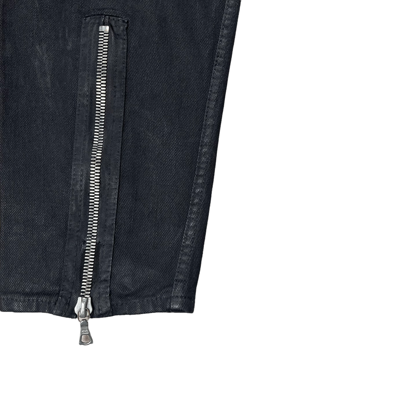 Dries Van Noten Waxed Zip Jeans - AW13