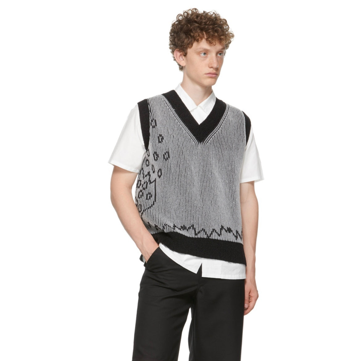 一番の ベスト namacheko 21ss krokus knit vest ベスト ...