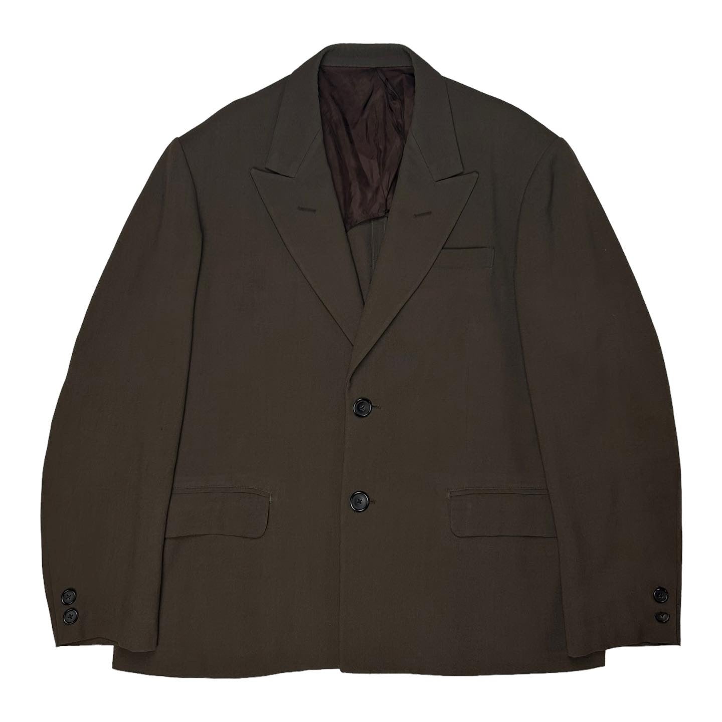 Yohji Yamamoto Pour Homme Sharp Lapel Blazer