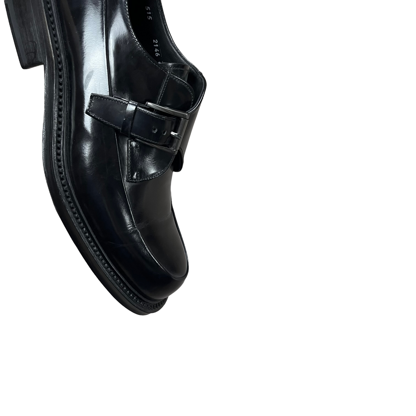 Prada Monk Strap Buckle Derbies