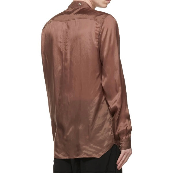 Rick Owens Cupro Larry Shirt Throat - SS21