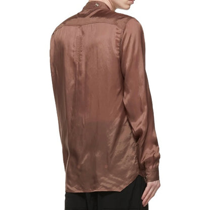 Rick Owens Cupro Larry Shirt Throat - SS21