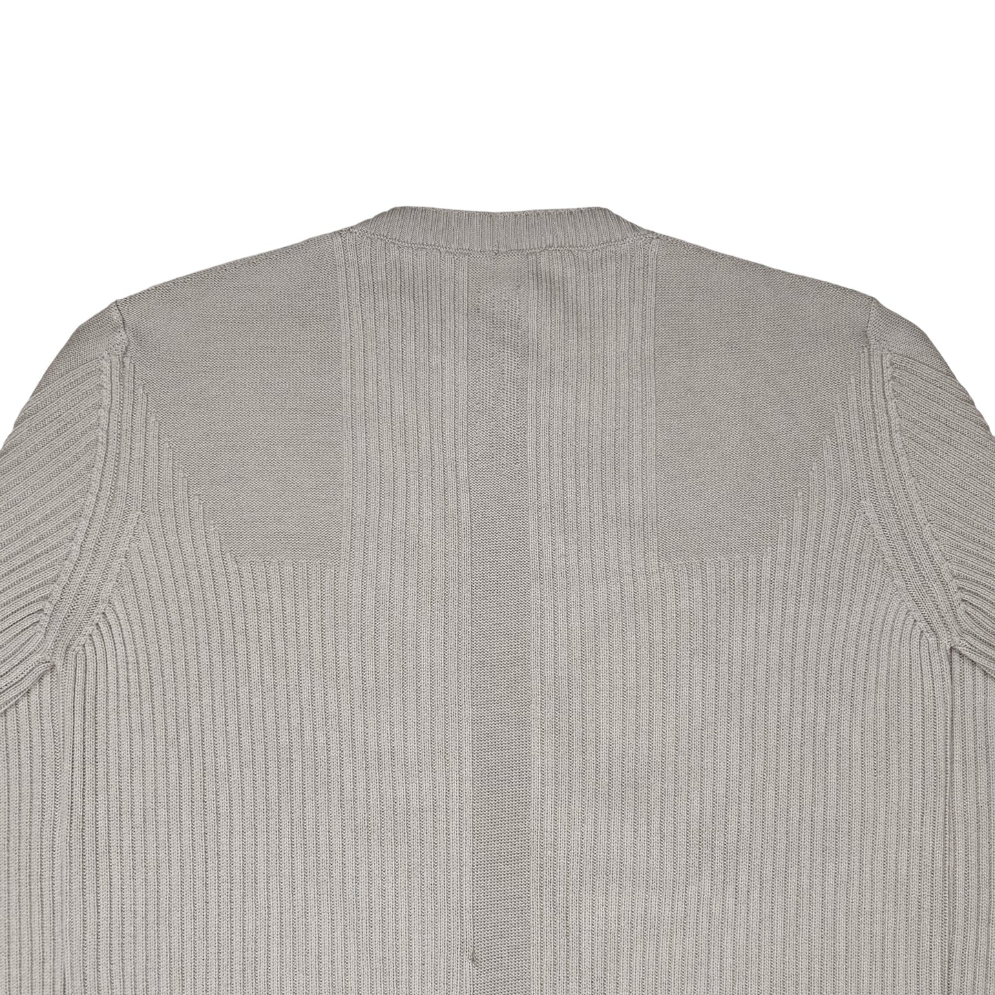 Rick Owens Fisherman Biker Sweater Oyster - SS21