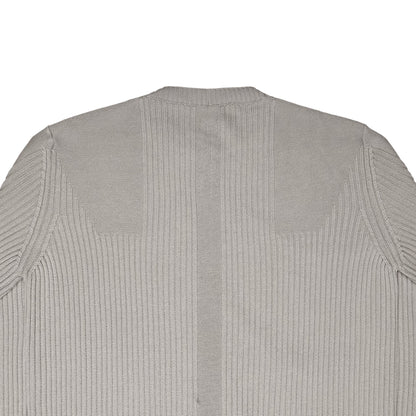 Rick Owens Fisherman Biker Sweater Oyster - SS21