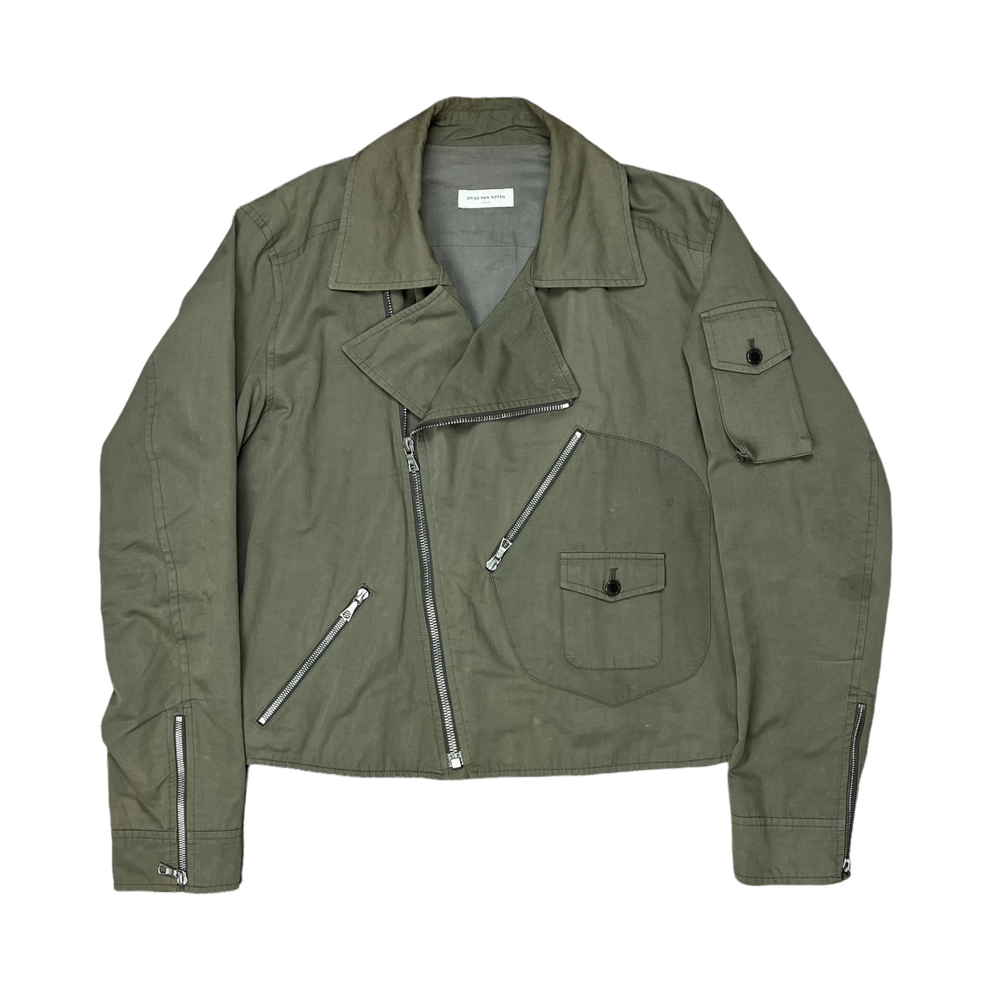 Dries Van Noten Cargo Biker Jacket