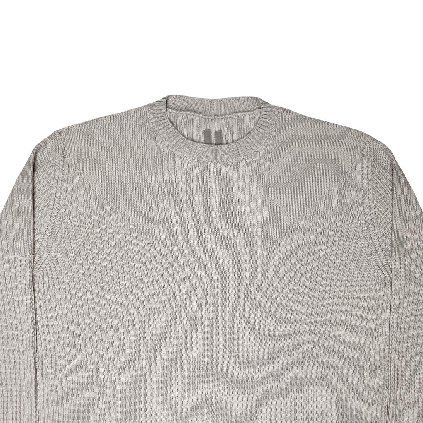 Rick Owens Fisherman Biker Sweater Oyster - SS21