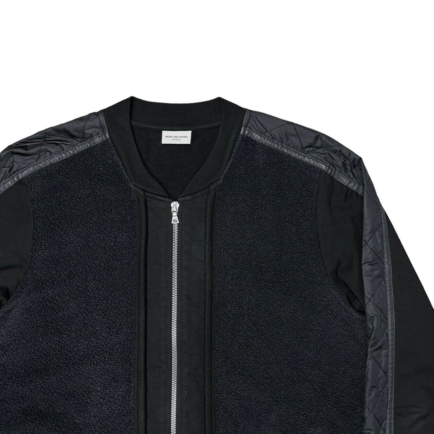 Dries Van Noten Hybrid Fleece Zip Jacket