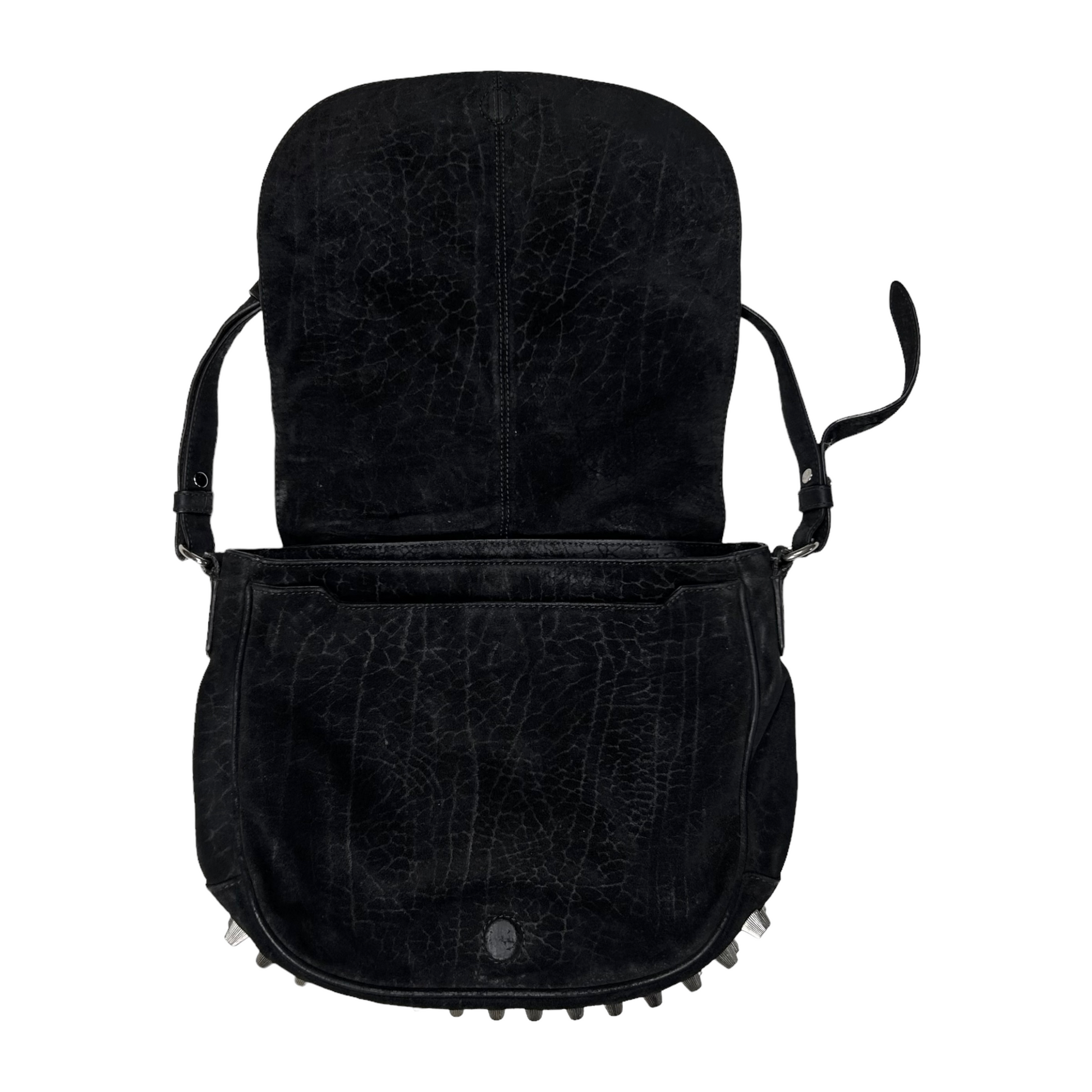 Alexander Wang Lia Suede Bag Vertical Rags